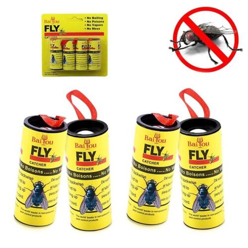 Attrape mouches écologique sans insecticide Ruban collant anti mouches