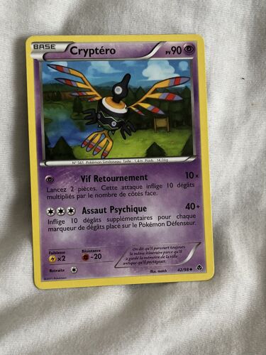 Cartes Pokémon Cryptéro
