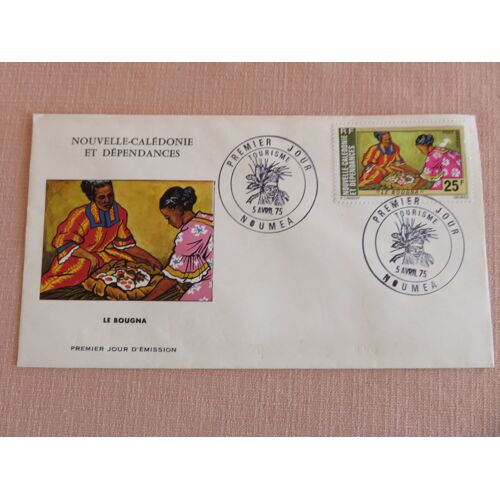 Enveloppe 1er Jour "Le Bougna" - Poste Aérienne - 05/04/1975