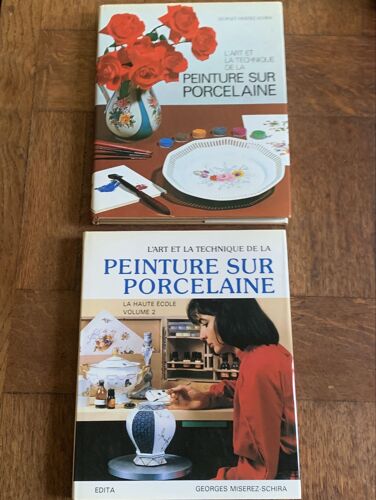 L’Art Et La Technique De La Peinture Sur Porcelaine. Volume 1 Et Deux.