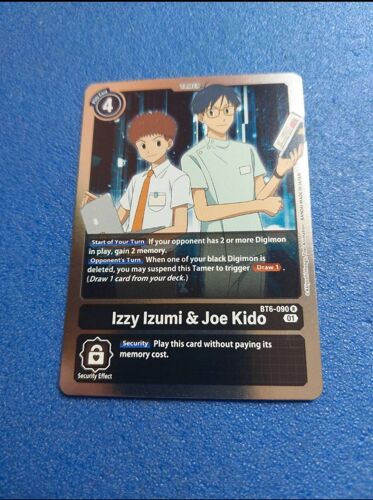 Izzy Izumi & And Joe Kido Bt6 090 Carte Card Digimon Game