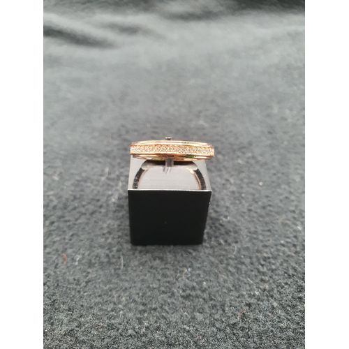 Bague Serti De Cristal Femme Swarovski Taille 1,7 Cm De Diametre Interieur