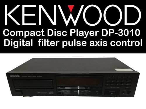 KENWOOD Compact Disc Player lecteur DP-3010 remote sensor Digital filter pulse