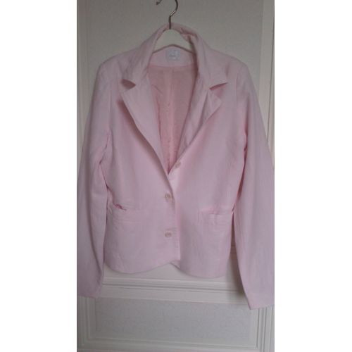 Veste Femme Cintrée Rose Clair "Camaïeu" Taille 36 Idée Cadeau