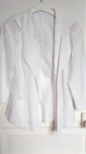 Élégante Veste De Tailleur Femme Blanche Taille 34 Idée Cadeau