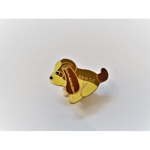 Pins Chien Sggsg 1990 Golaeacher / Base Dorée