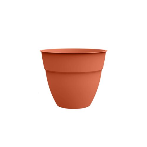 Pot De Fleur Rond Osaka Ø 50 X H.42,9 Cm Orange Terre Battue - Eda