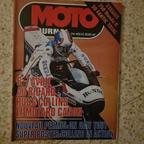 Magazine Moto Journal. N 405. 29 Mars 1979