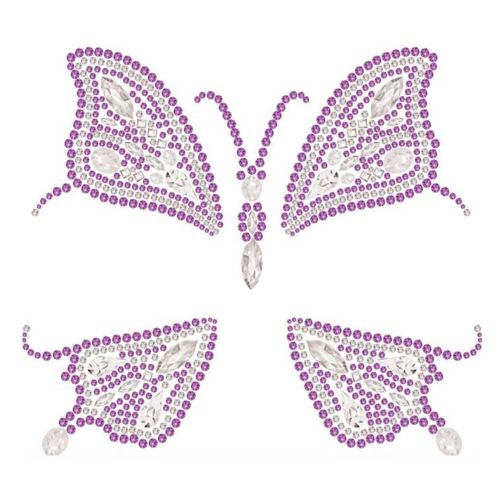 Autocollants Visage Glitter Papillon Enfant