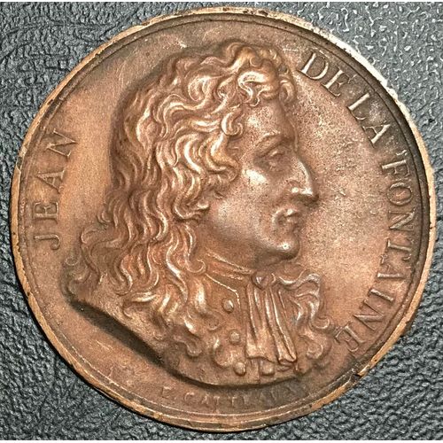 Medaille - Jean De La Fontaine - E. Gatteaux