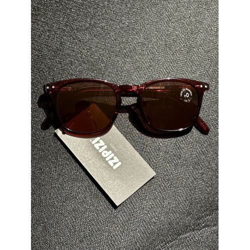 Izipizi Sun Office Playground #E Red Tape – Lunettes De Soleil Neuves