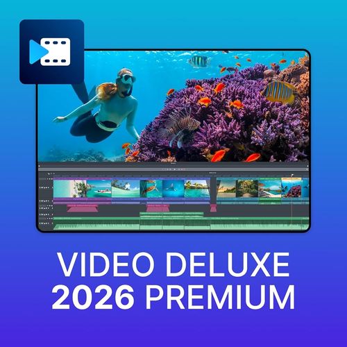 Magix Video Deluxe 2026 Premium - Licence Perpétuelle - Version Complète En Française - Pc/Windows