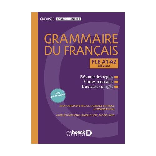 Grevisse Fle A1-A2 Grammaire Du Français