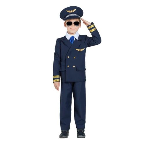 Déguisement Pilote Ligne Capitaine Enfant