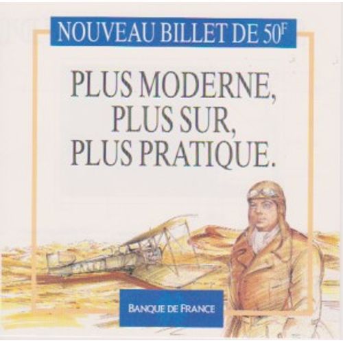 Nouveau Billet De 50 Francs - St Exupéry - Flyer De La Banque De France