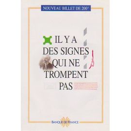 Nouveau Billet De 200 Francs - Gustave Eiffel - Flyer De La Banque De France