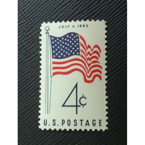Timbre Etats-Unis Yt 688 Drapeau Américain, 1960 ( 1090205 )
