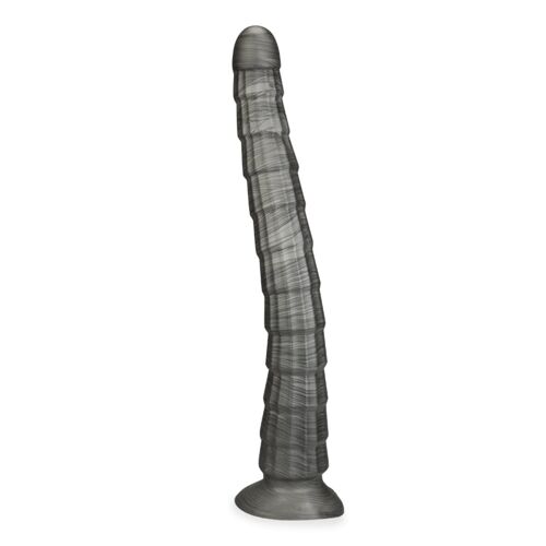 Gode Godemichet Ventouse Vibrant Alien Xxl 35,0cm Gode Vaginal Ou Anal Homme Ou Femme - Gris