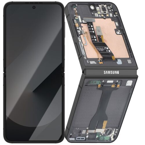 Écran Intérieur Amoled Complet Pour Galaxy Z Flip 6 Service Pack Samsung Noir