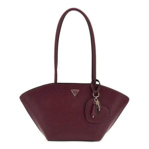 GUESS Sac à épaule baie pour femme - Bolena Shoulder Satchel Bag Wine 324120