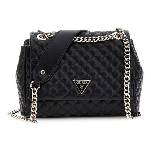 GUESS Sac à épaule noir pour femme - Everlee Convertible Xbody Flap Bag 310224