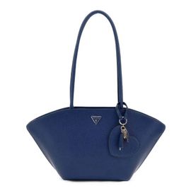GUESS Sac à épaule bleu foncé pour femme - Bolena Shoulder Satchel Bag Midnight 327358