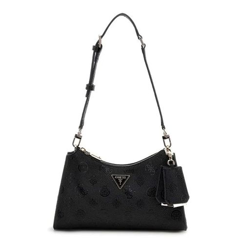 GUESS Sac à épaule noir pour femme - Cresidia II Top Zip Shoulder Bag 324152