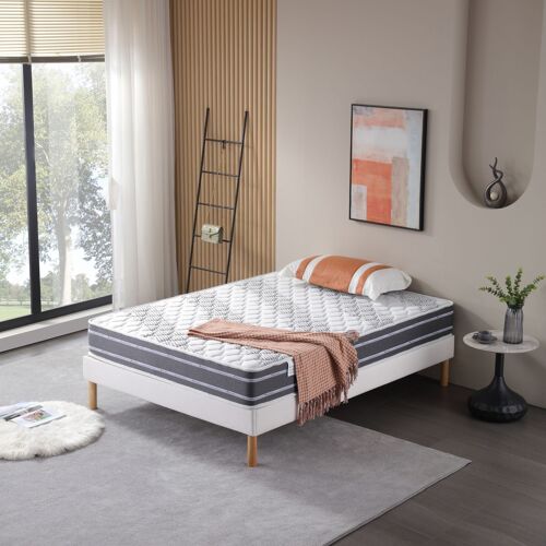Matelas 120x200 Maxi 24 cm Confort Ferme - Dimensions Idéales - Usage Quotidien - Soutien Optimal - Confort Supérieur - MATELAS MAXI