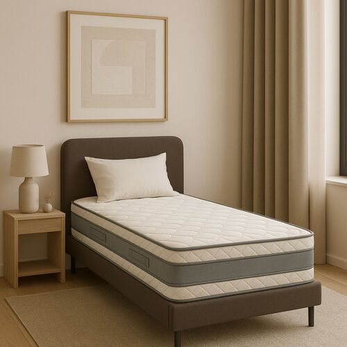 Nuits D'or Deluxe 80x190 Matelas face de contact Mémoire de Forme - Hauteur 21 CM - Soutien Ferme - (80_x_190_cm)