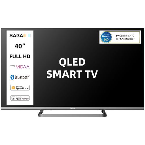 SABA SA40QM10VDA TV 40" Full HD Smart TV Wifi Gris 220 cd/m²