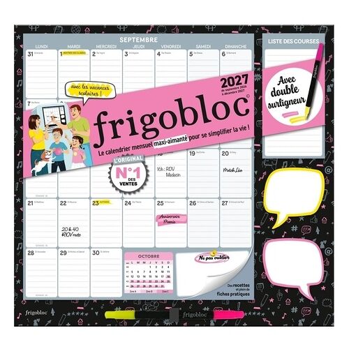 Frigobloc Mensuel Fluo