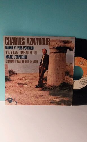 45t Charles Aznavour Quand..