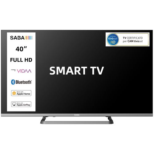 SABA SA40SM10VDA TV 40" Full HD Smart TV Wifi Gris 220 cd/m²