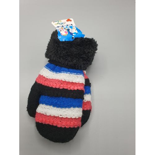 1 Paires De Gants Moufles Multi-Couleur Enfants By Oceane Taille 3/5 Ans