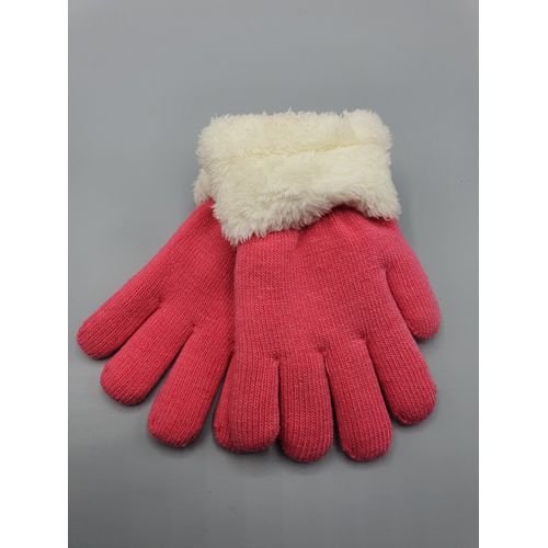 1 Paire De Gants Rose Enfants By Oceane Taille 6/9 Ans