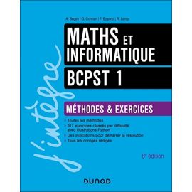 Maths Et Informatique Bcpst 1 - Méthodes & Exercices