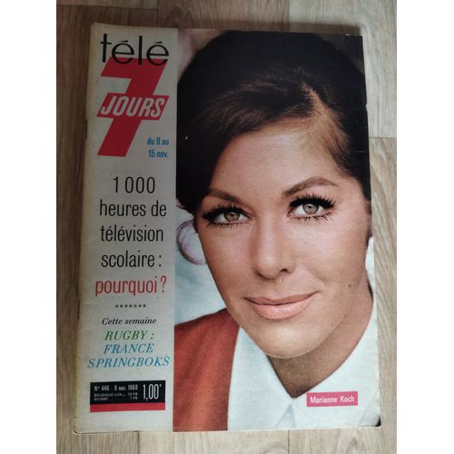 Télé 7 Jours 446 J-P Darras D'Artagnan Claude Barma Alice Sapritch Marcel Fort Jacqueline Monsigny Ohé Jeudi