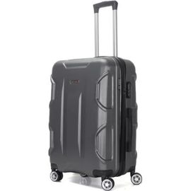 Valise Cabine 4 roues 50x31x22cm ABS Rigide - Palace - SuperFly (Gris Anthracite)