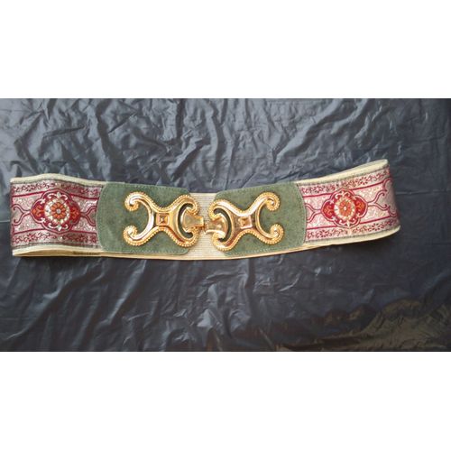 Tres Jolie Ceinture Femme Fantaisie Stretch Taille 34/36 Idee Cadeau