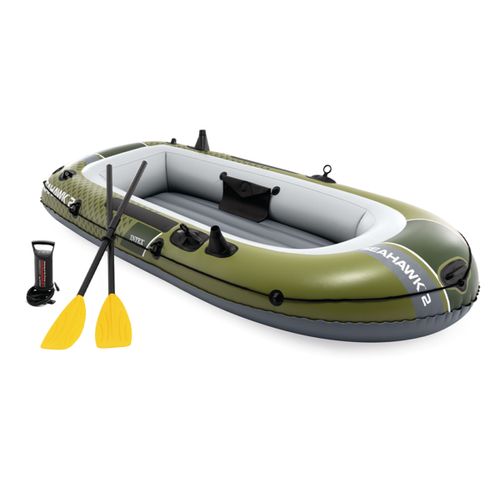 Kit bateau gonflable 2 places Seahawk 2 avec rames et gonfleur - Intex