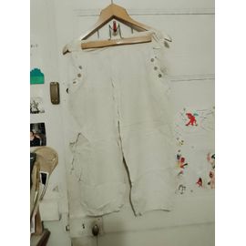 Pantacourt Crème 38 M Blanche Porte.