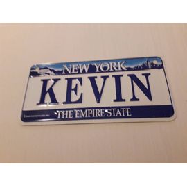 Plaque New-York Kévin