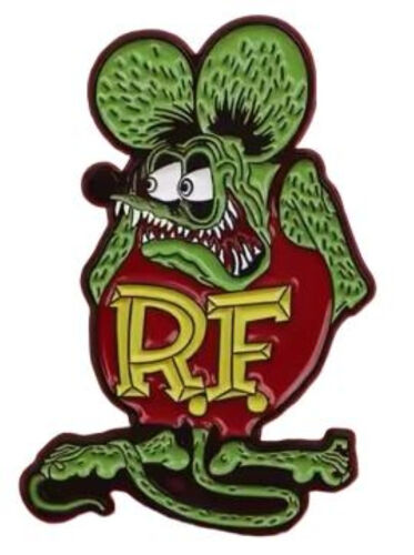 Pin’S Rat Fink – Édition Classique (Vert & Rouge)