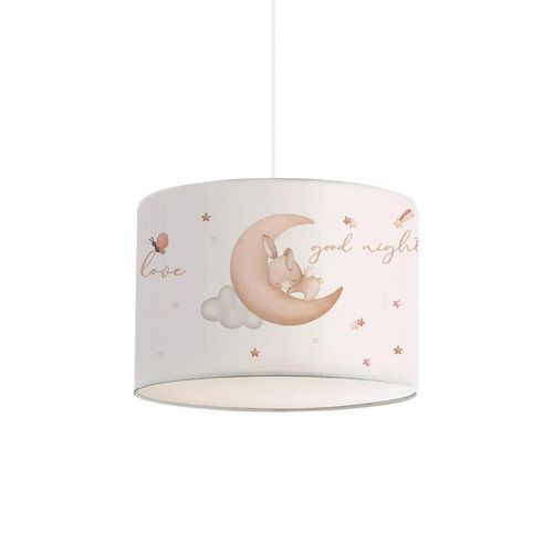 Suspension Luminaire Plafonnier Enfant Blanc 24x21 Cm