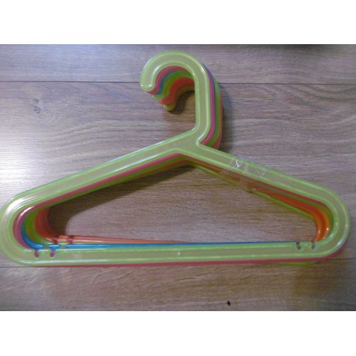 ikea lot de 10 cintres enfants multicolores