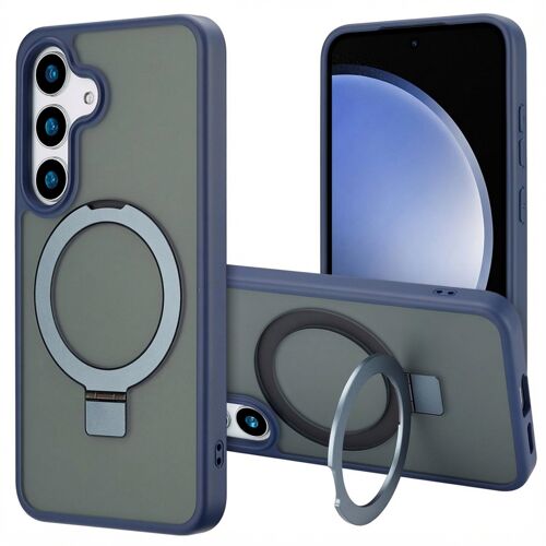 Accezz Coque Ring Stand avec MagSafe Samsung Galaxy S25 Bleu