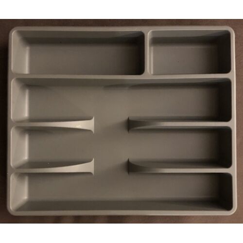 Range Couverts Gris 25 X 30 Cm