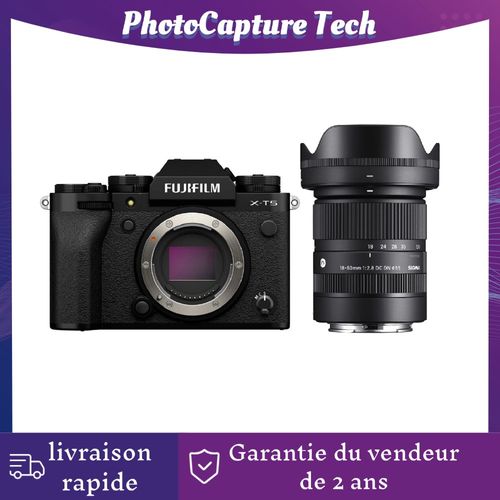 Fujifilm X-T5 noir + Sigma 18-50mm f2.8 DC DN Contemporary