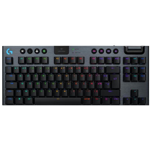 Logitech G G915 X LIGHTSPEED clavier Gaming USB + RF Wireless + Bluetooth AZERTY Français Noir
