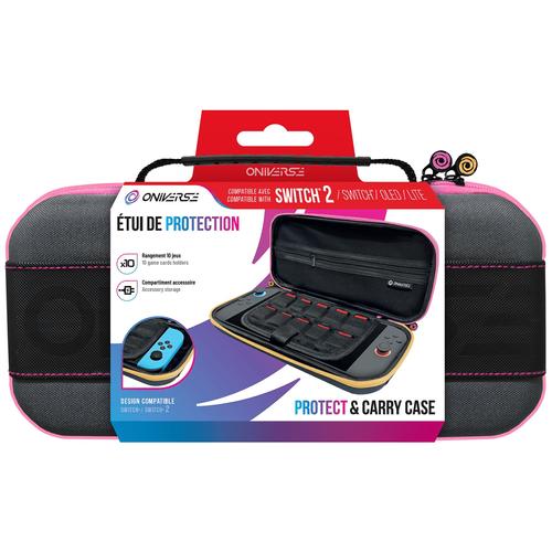 Oniverse Étui de protection et transport - Rose (Switch 2 / Switch / OLED)